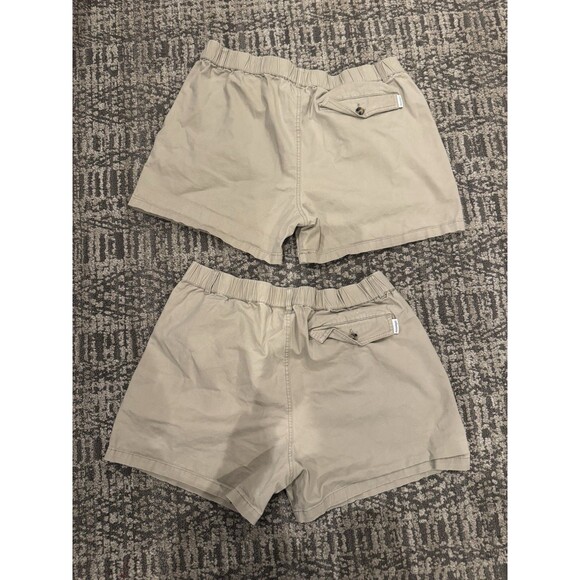 Men’s maamgic Khaki Shorts Elastic Waist 35 Waist 4 Inch Chubbie Inseam Preppy - Picture 4 of 5